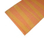 Tapis de couloir orange SOFIE SJOSTROM DESIGN ARE zébré