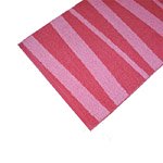 Tapis de couloir SOFIE SJOSTROM DESIGN ARE zébré rose