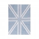 Tapis enfant FLAG ENGLAND BABY bleu Lorena Canals