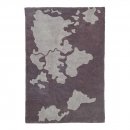 Tapis Enfant WORLD MAP Gris - Lorena Canals