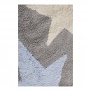 Tapis enfant ESTRELLAS TRICOLOR gris Lorena Canals