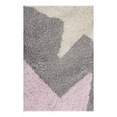 Tapis enfant ESTRELLAS TRICOLOR gris Lorena Canals