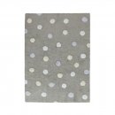 Tapis enfant TOPOS TRICOLOR Gris & Blanc Lorena Canals