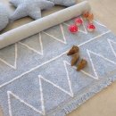 Tapis Lavable HIPPY SOFT Bleu Lorena Canals