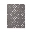 Tapis enfant DOT anthracite et bleu Lorena Canals