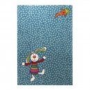 Tapis enfant bleu Sigikid RAINBOW RABBIT