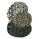 Tapis design ESTELLA FOSSIL Brink & Campman marron