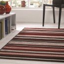 Tapis noir et rouge Canterbury Flair Rugs