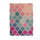 Tapis graphique bleu et rose Rosella Flair Rugs