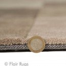 Tapis tufté main naturel Squared Flair Rugs