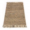 Tapis laine tissé main marron Maya Flair Rugs