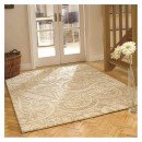 Tapis fait main beige Mendhi Flair Rugs
