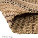 Tapis fait main terracotta Seagrass Flair Rugs