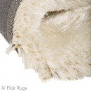 Tapis shaggy tufté main blanc Pearl Flair Rugs