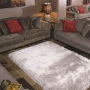 Tapis shaggy Pearl Flair Rugs argent