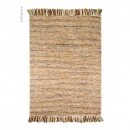 Tapis laine tissé main marron Maya Flair Rugs