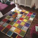 Tapis moderne multicolore Waltz Flair Rugs