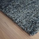 Tapis en laine bleu chiné LUCY Home Spirit