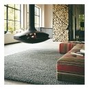 Tapis pure laine vierge METAL Brink & Campman gris