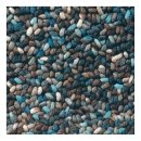 Tapis bleu pure laine vierge STONE Brink & Campman