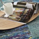 Tapis bleu Home Spirit SARI