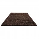 Tapis shaggy VISION marron Home Spirit