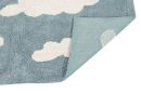 Tapis Lavable Nuages ​​Bleu Vintage S