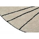 Tapis Lavable TRACE BEIGE 160x160 - Lorena Canals