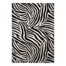 Tapis moderne Wecon Zebra noir et blanc