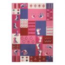 Tapis rose fille Hands and Feet Wecon