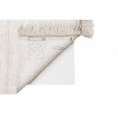 Tapis en Laine Lavable Steppe - Mouton Blanc M