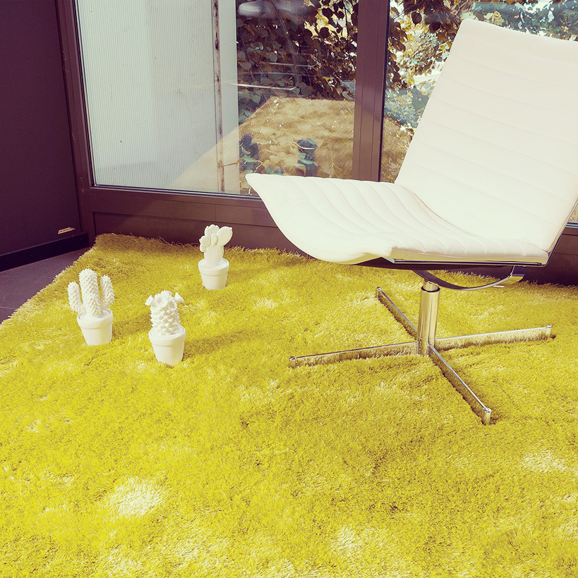 Tapis shaggy herbe Arte Espina