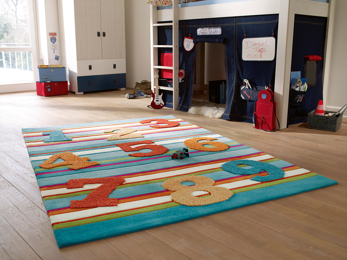 Tapis multicolore