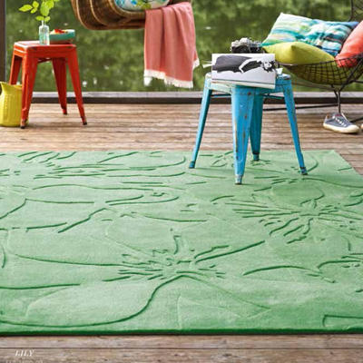 Tapis moderne Lily vert Esprit Home