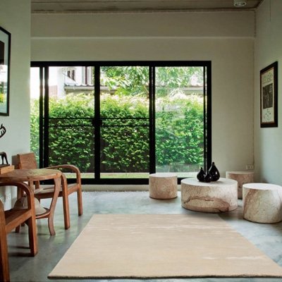 Tapis Bamboo blanc Anglo