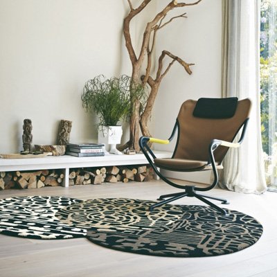 Tapis Estella Fossil marron Brink & Campman